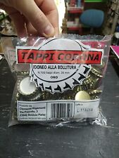 Tappi a Corona Per salsa Colore Oro In PVC Multifunzione 3 Confezioni 