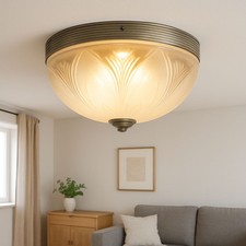 Plafoniera elegante vetro