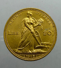 RARO 20 LIRE ARATRICE  1912