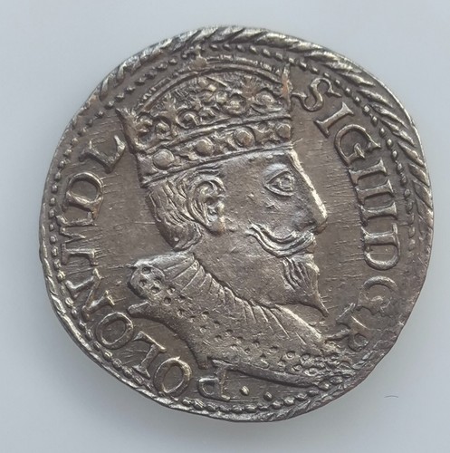 Moneta polonia grosze 1598 - moneta,
