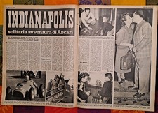 CLIPPING  1952 ALBERTO ASCARI FERRARI PILOTA INDIANAPOLIS 