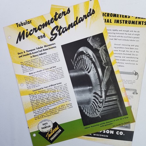Davis thompson micrometer - davis, &