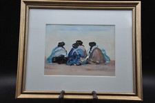 Quadro Cornice Di Pittura Firmato Leonid Vaskov Ucraino Collezione Orientale 3