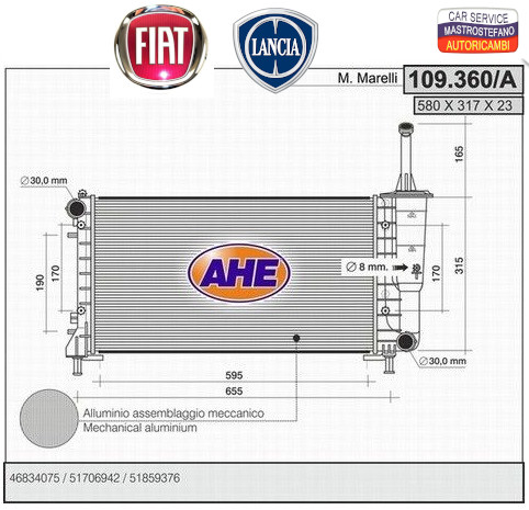 Radiatore acqua raffreddamento - radiatore,