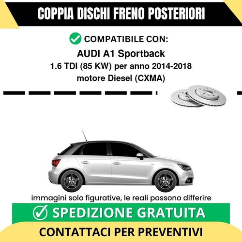 Coppia dischi freno - coppia, posteriori