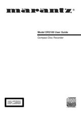 Marantz DR2100 Manuale del