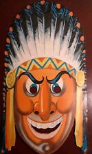 Vintage MASCHERA DI CARNEVALE in Cartoncino anni  '60   da Collezione soggetto 7