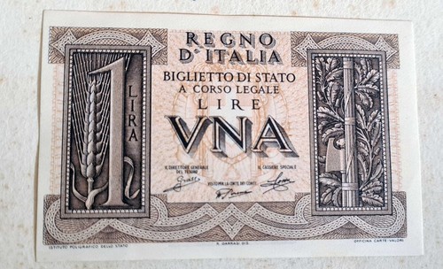 Lira imperiale 1939 fds - 1,