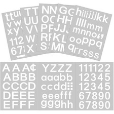 adesivi numeri lettere