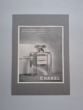 Pubblicità Profumi "CHANEL" Stampa Originale Vintage D'Epoca A4 1934