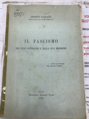 Ernesto galeazzi il fascismo - galeazzi,