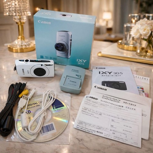 Canon ixy 30s white powershot - canon,