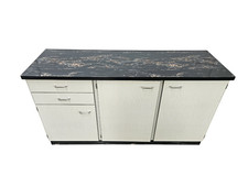 Credenza in formica vintage | Credenza da cucina anni '70 | Sideboard in formica