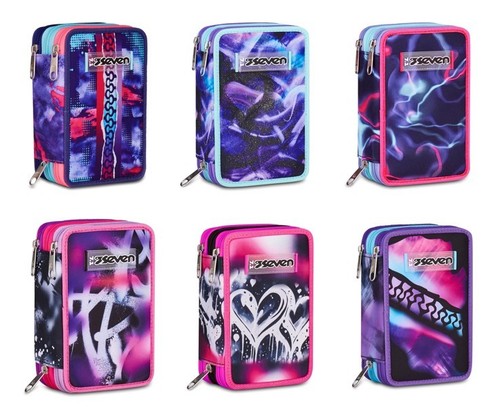 Astuccio seven zip girl - zip,