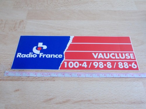 Adesivo radio france - france, vaucluse