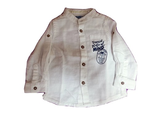 Camicia neonato bianca manica - camicia,