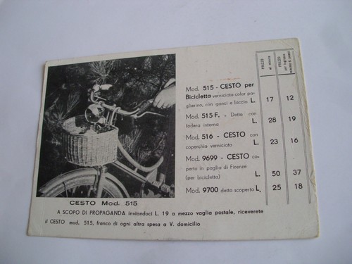 Firenze cesto bicicletta - cesto,