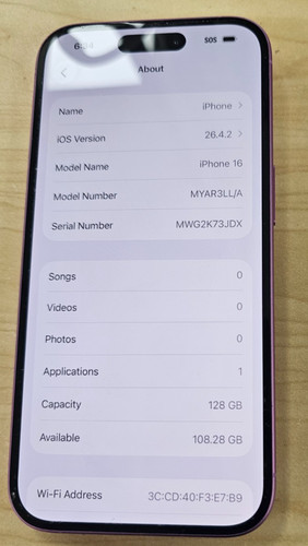 Apple iphone 128 - apple, gb