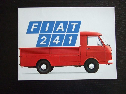 Prospekt fiat 241 1968 - prospekt,