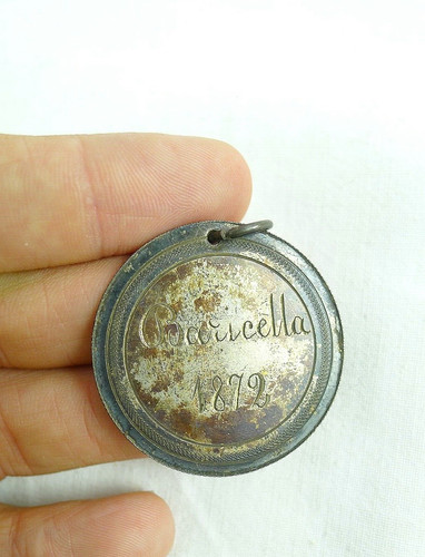 Antica medaglia argento - antica,
