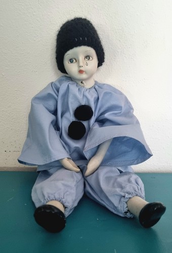 Bambola pierrot vintage - pierrot,