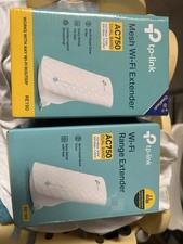 2x Tp Link Range Extender RE190 Wi-Fi AC750 -mesh