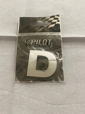 Pilot 3D LETTERE Cromate h. 30 mm – Adesivi a Specchio con forte tenuta