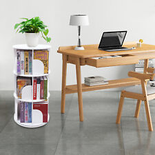 3 livelli 360?? Scaffali Impilabili Girevoli Libreria Organizer da Pavimento USA