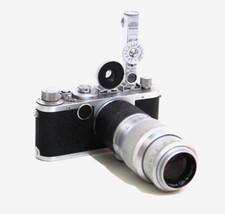 RARE+++ EARLY Leica Ic 1949 First batch n.458664 +Hektor 135mm/f4.5 Finder SHOOC