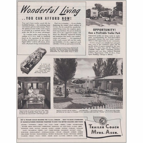 1948 trailer coach - coach:, wonderful