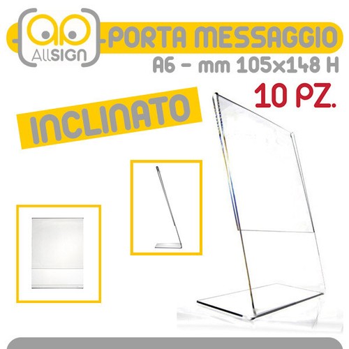 10x porta messaggio - 10x, inclinato