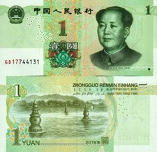 CINA - China 1 yuan 2019 MAO