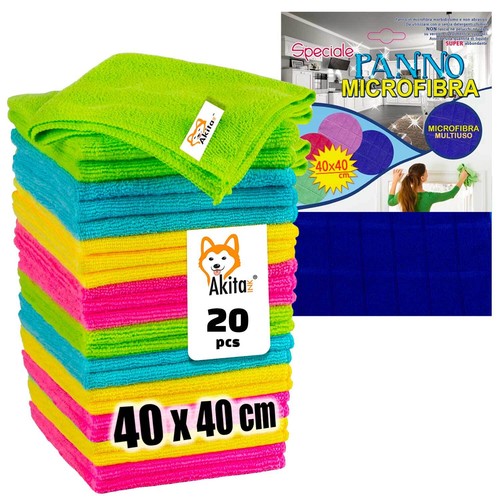 Panni microfibra 40x40 cm - in,