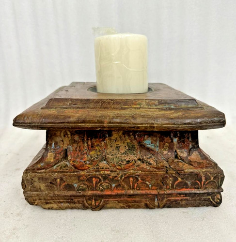 Antico legno colonna - di,