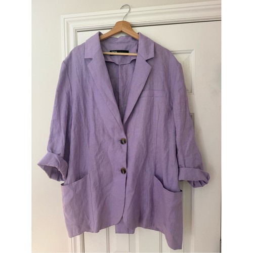 Blazer relaxed misto - , lino