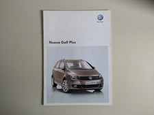 Depliant brochure Volkswagen Golf Plus - 2009