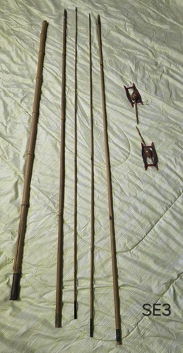 Canna pesca vintage 5pz - vintage, in
