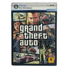 Grand Theft Auto IV GTA 4 (PC, 2008) CIB completo con poster e manuali