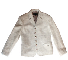 ANTONIO FUSCO Giacca in Lana Pecora Vintage Donna Taglia 46 Usato Colore Beige