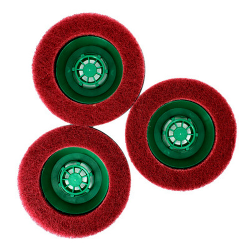 Tris spazzole pad - , (ruvide)