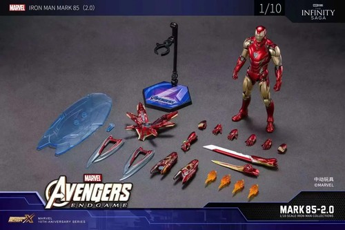 Action figure marvel iron man - action,