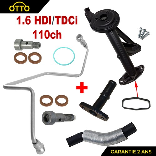 Kit turbo crepine raccord - turbo, d