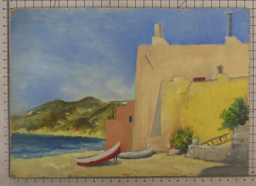 Quadro olio vintage - ad, veduta