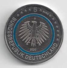 Germania 5 euro D, 2020 zona