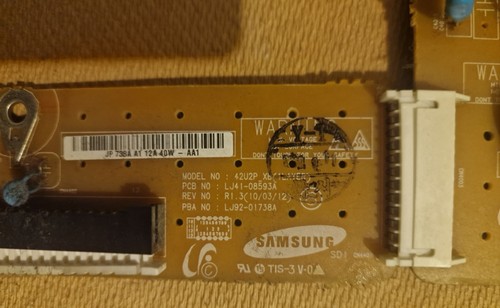 Main board lj41 08593a - x-main, per