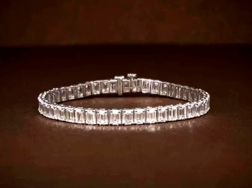 Bracciale tennis oro bianco - tennis,
