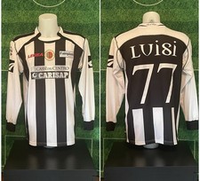 Maglia ASCOLI calcio MATCH WORN ISSUED Legea 2008 2009 77 LUISI + COA Bolaffi