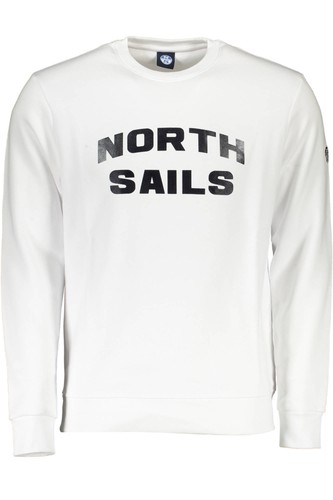 Felpa north sails bianco - north,
