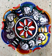 Piatto In Ceramica Di