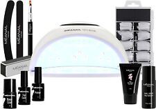 Kit Estetista ricostruzione Unghie Completo Professionale + lampada 48W MEANAIL